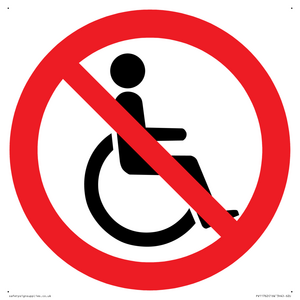 P914 Prohibition: No disabled access